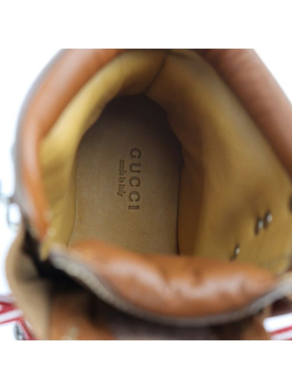 Gucci Mountain Boots Leather Brown The North Face Collaboratio - Picture 8 of 10